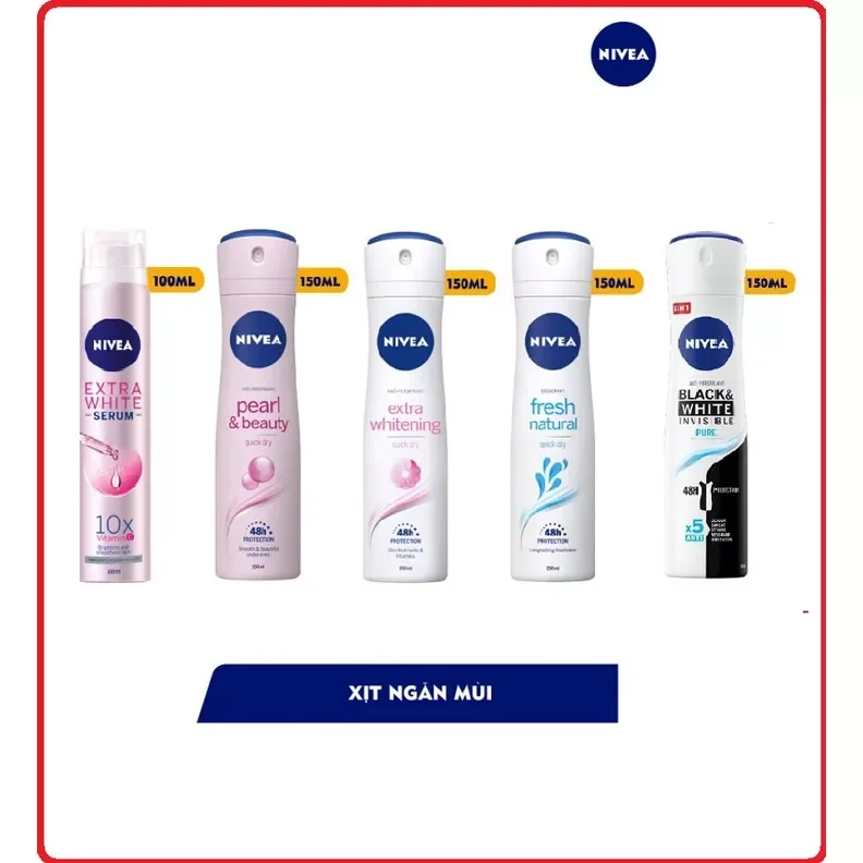 Xịt khử mùi Nivea nữ 150ml