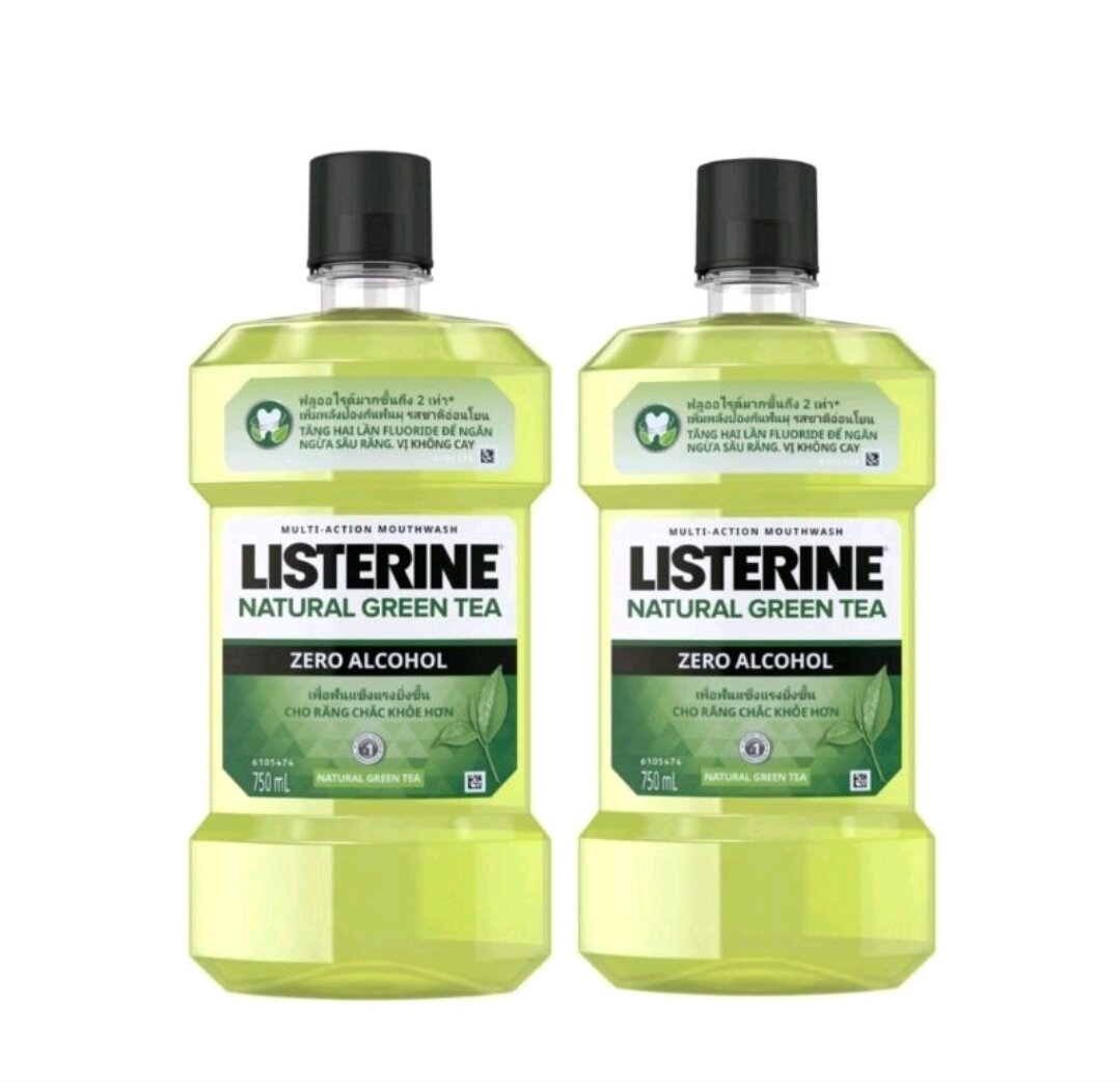 Nước súc miệng Listerine trà xanh 750ml
