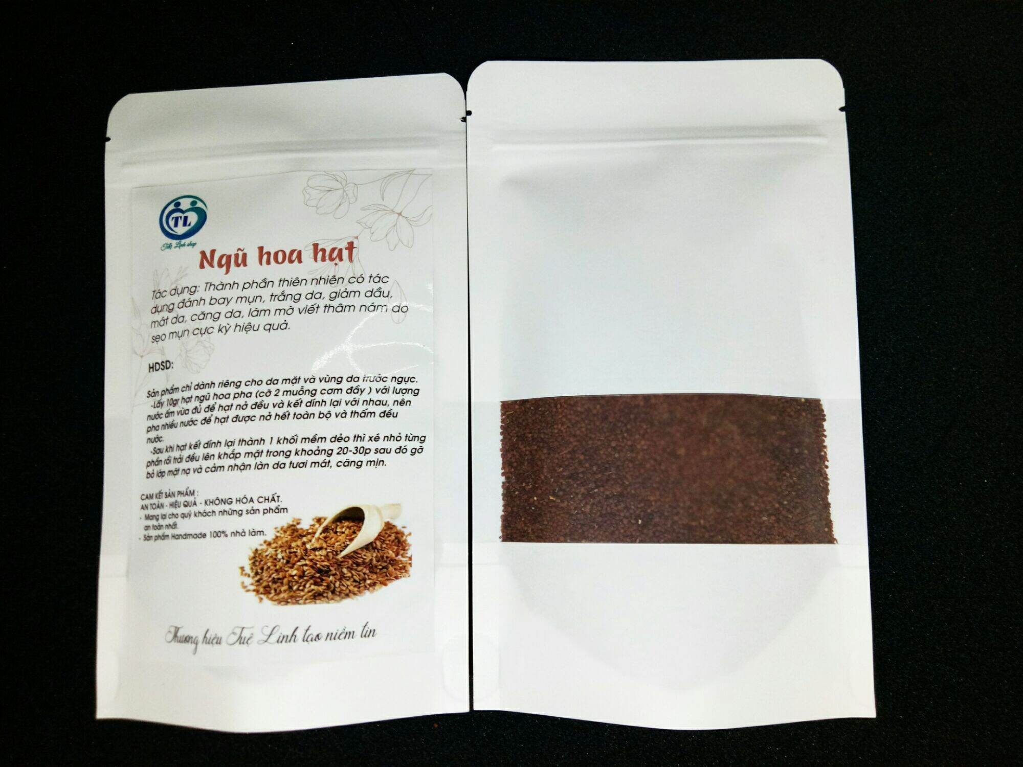 100g Ngũ hoa hạt đắp mặt nạ