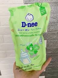 Combo 3 túi nước rửa bình sữa D-Nee 600ml