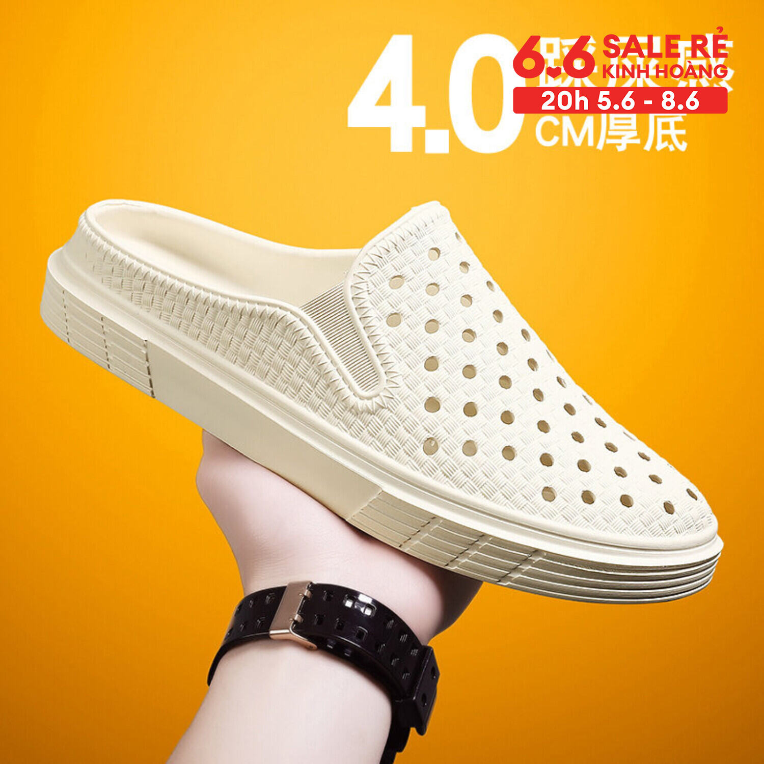 Dép Xỏ Ngón Mùa Hè Thoáng Khí Đế Bằng Đế Cao Su EVA Unisex Dép Đi Biển Phong Cách Thường Ngày Cho Na