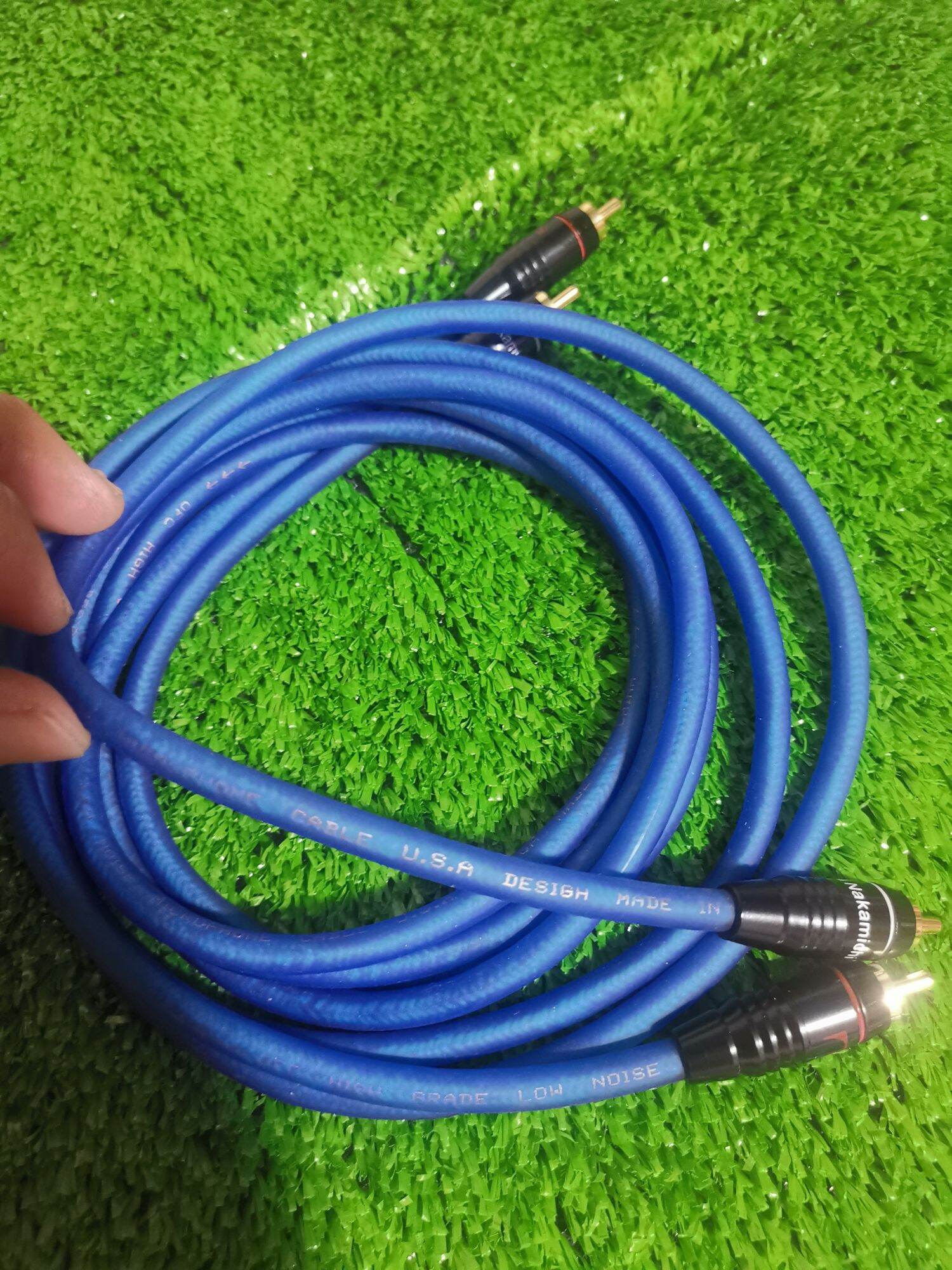 1 Cặp Dây AV Usa 4 đầu hoa sen jack nakamichi dây mass to bass sâu - chống nhiễu tốt