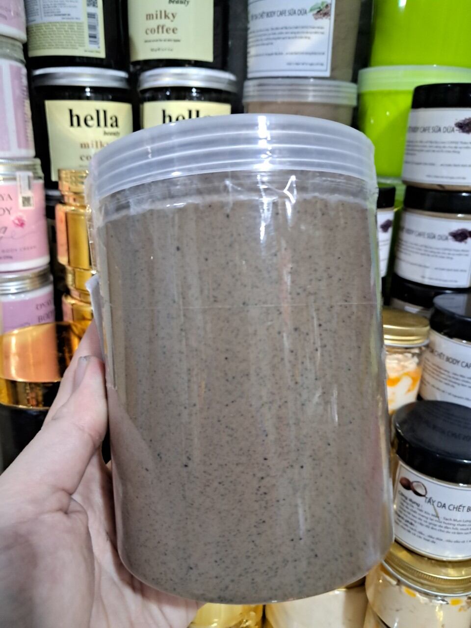 Tẩy da chết body cà phê sữa dừa 1 kg