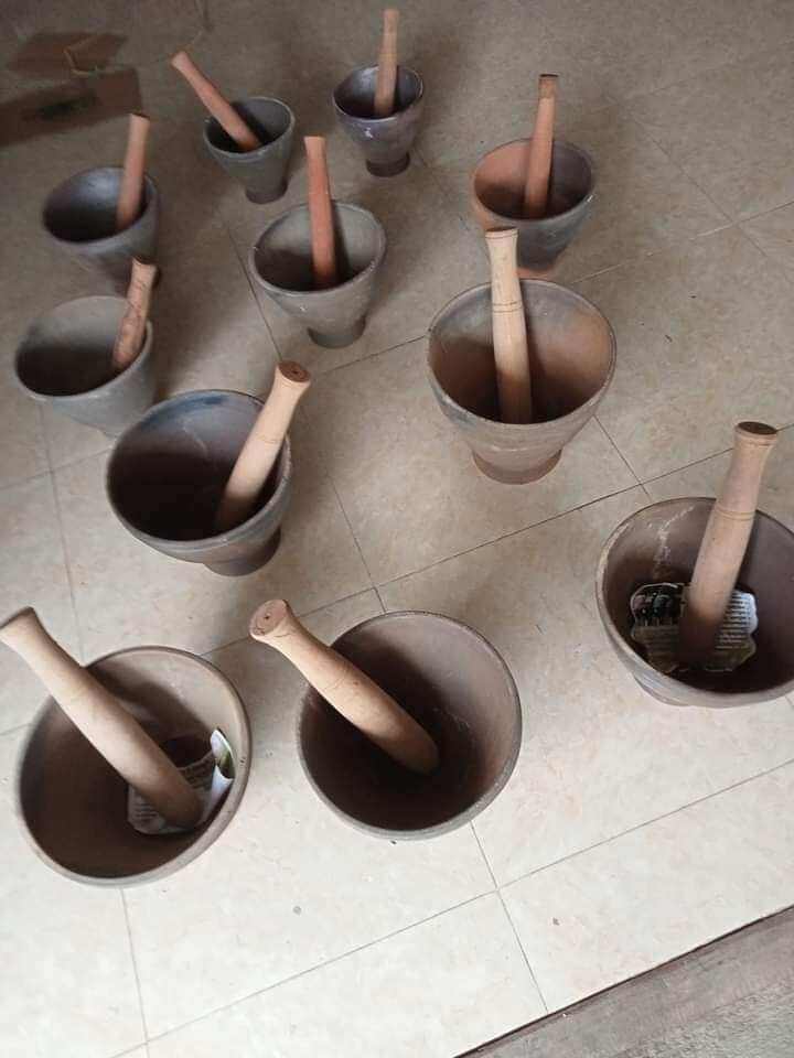 Cối nung kèm chày