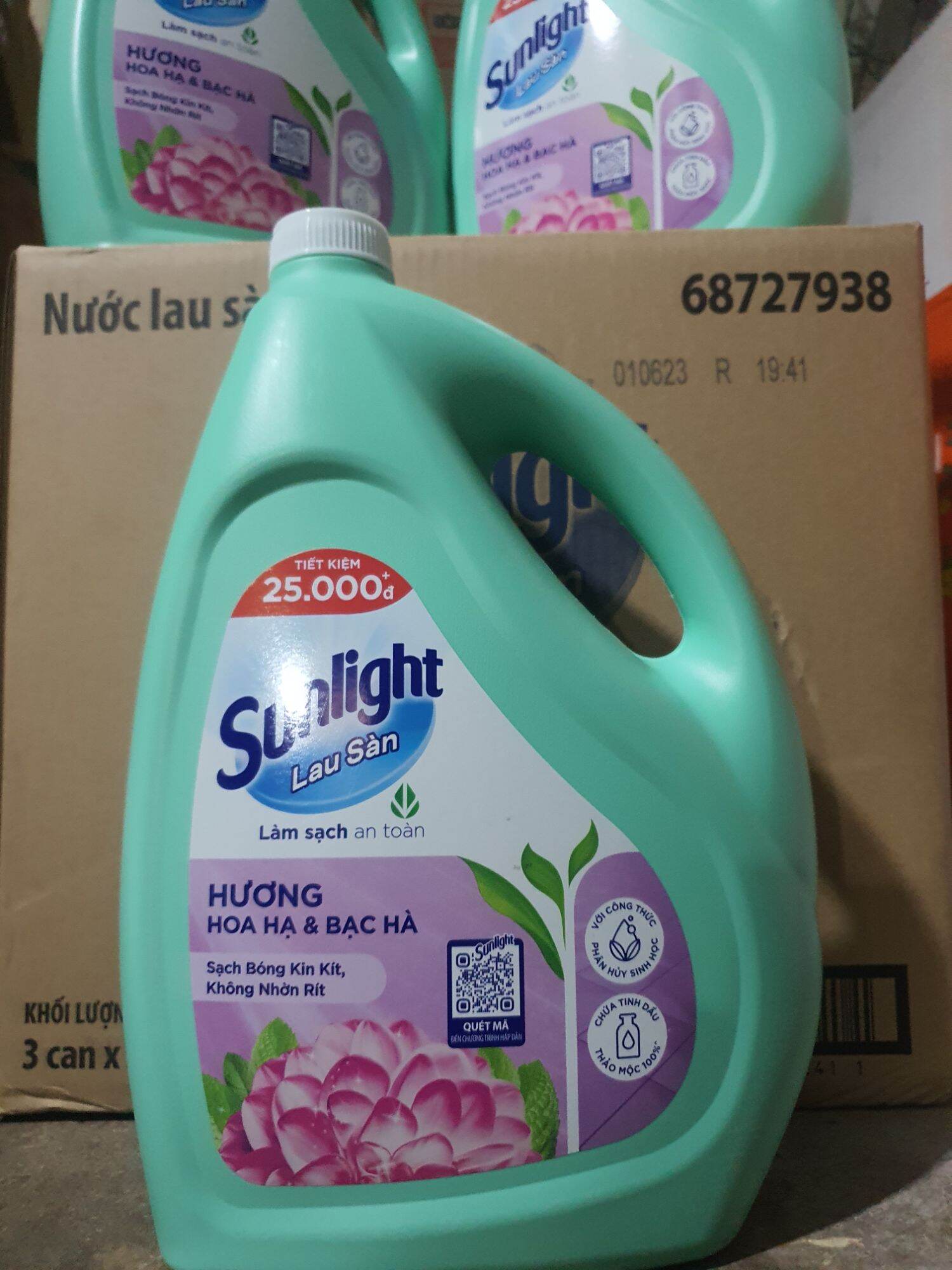 Nước lau sàn Sunlight bình lớn