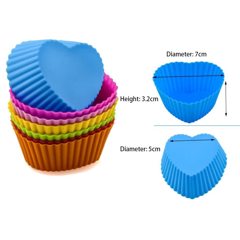 Khuôn Silicon làm bánh cupcake