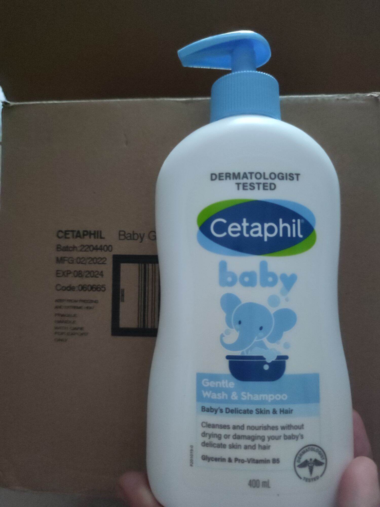 Sữa tắm gội Cetaphil của Úc cho bé 400ml mẫu mới của Úc