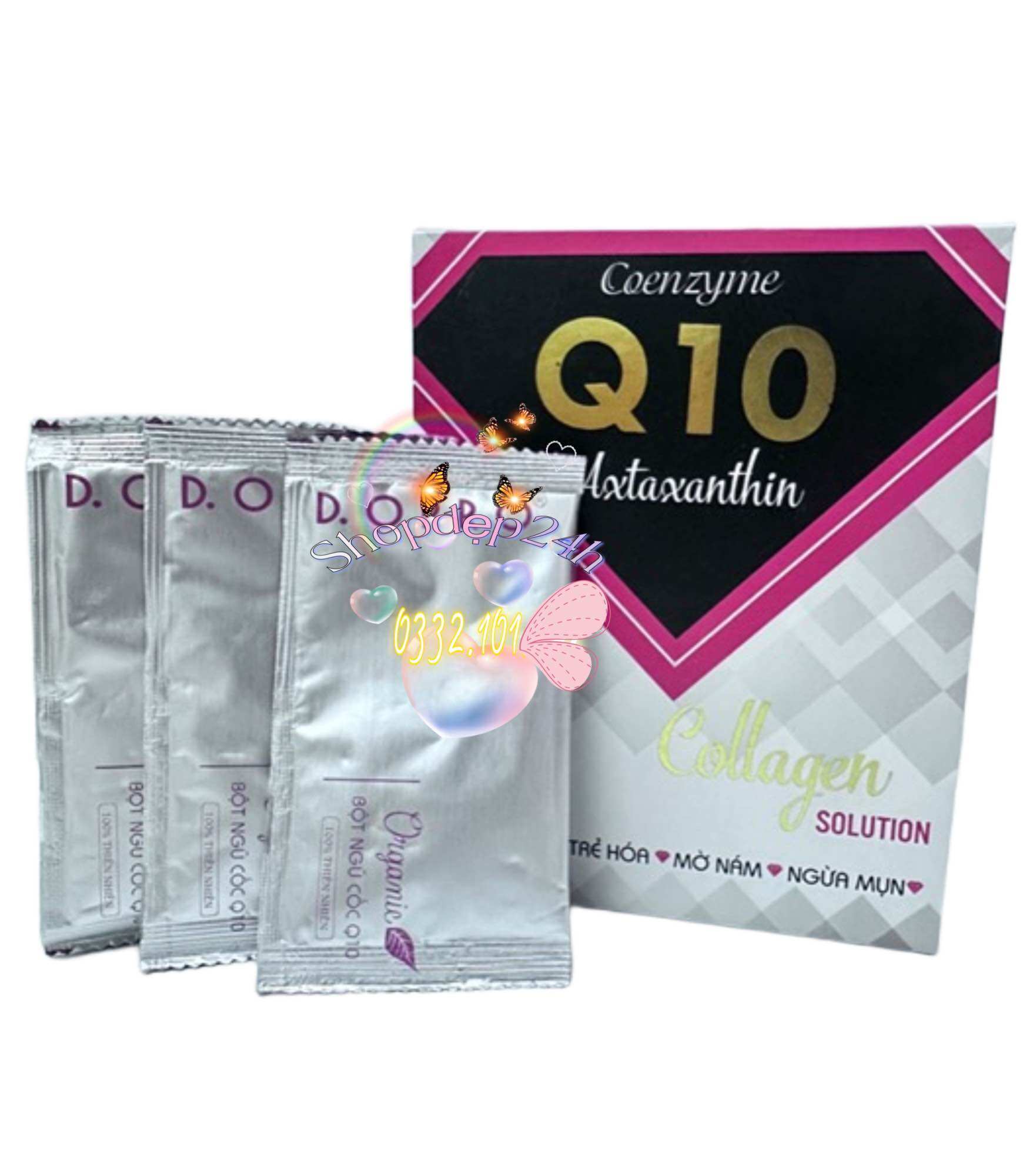 Bột Q10 trắng da mờ nám Mwhite mẫu mới