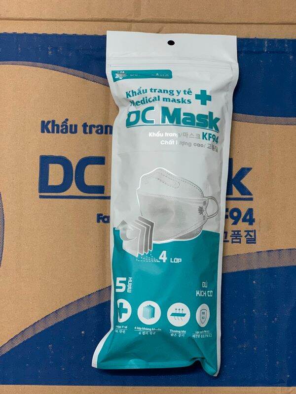 Bịch 5 cái khẩu trang DC Mask KF94 - Ngăn bụi