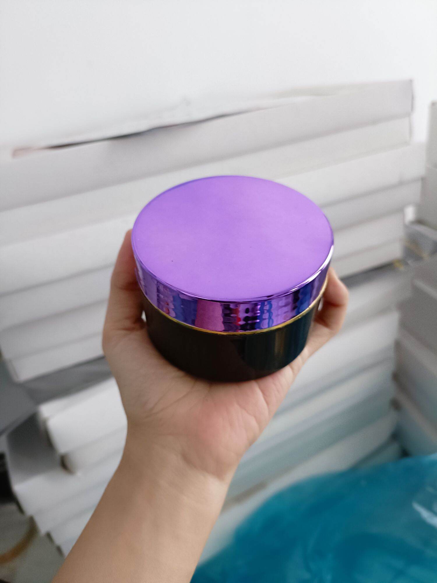 (Combo 10) hủ đựng kem body 150g xi tím