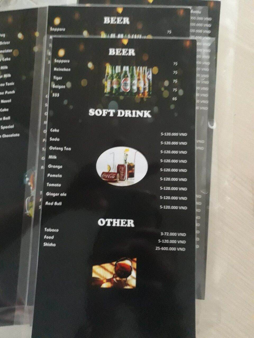 Menu in theo yêu cầu chỉ 10k/tờ in và ép thành phẩm