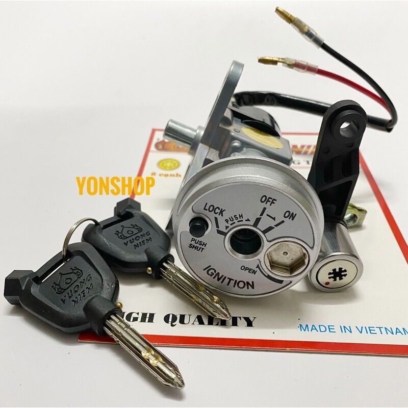 Bộ Ổ Khoá Xe Exciter 135 2011 (5 Số) Chìa 8 Cạnh Chống Trộm Hàng Cao Cấp Chính Hãng VƯƠNG NIỆM