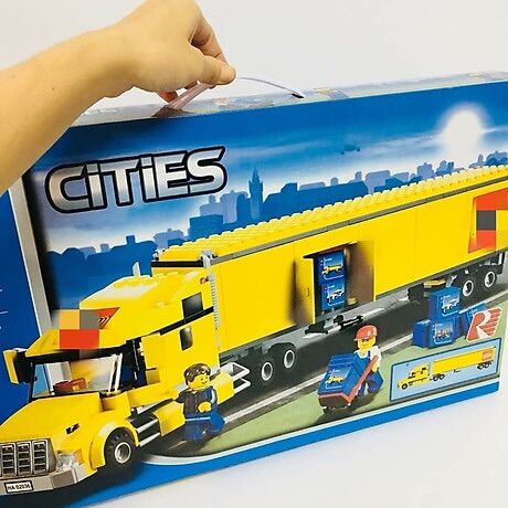 Bộ lắp ráp mô hình xe container chở hàng