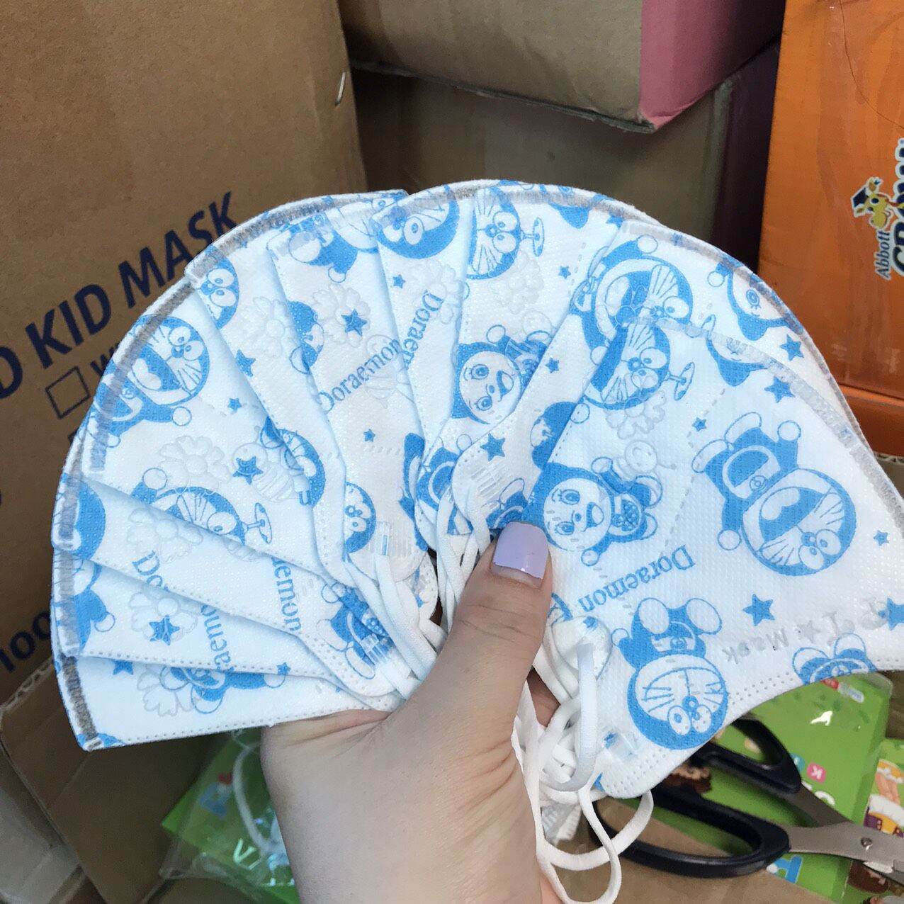 khẩu trang 3D cho bé PT Mask (hộp 10 cai)