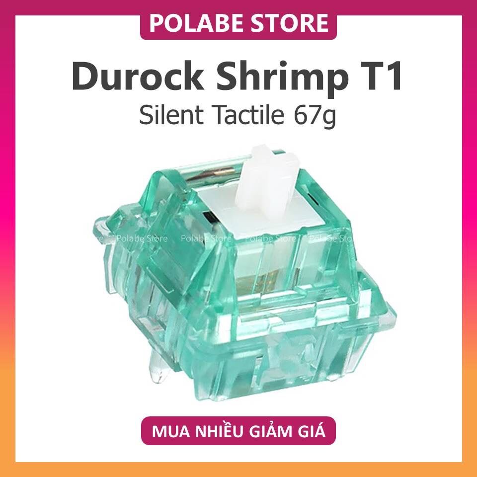 DUROCK SHRIMP T1 silent tactile switch công tắc bàn phím cơ Durock T1 silent switch - Polabe Store