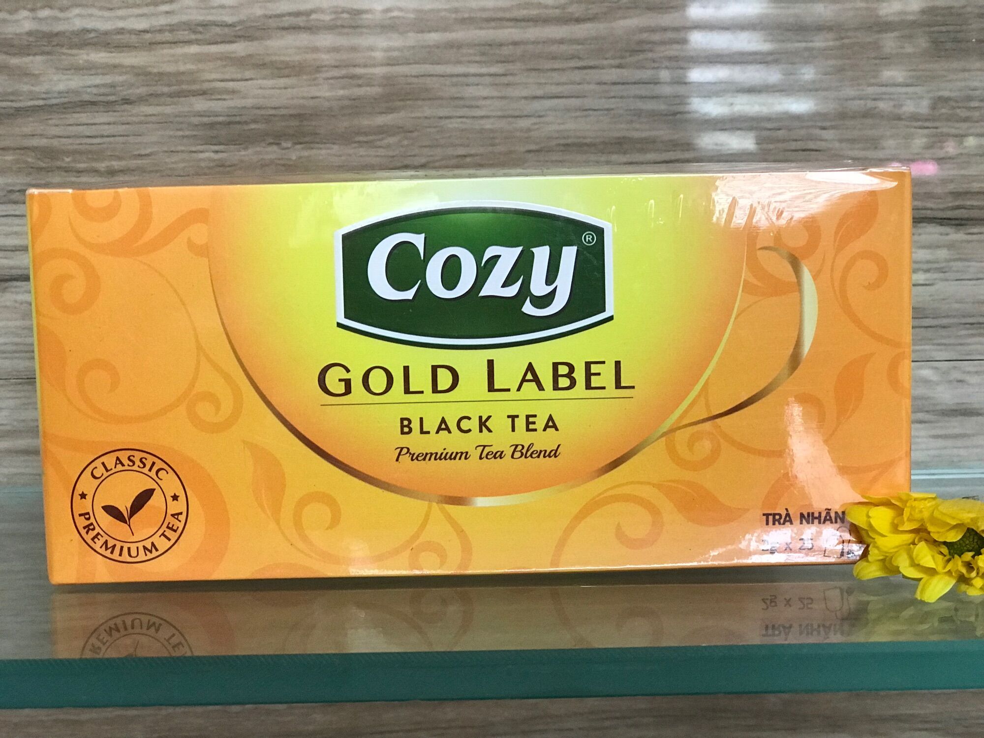 Trà Cozy nhãn Vàng hộp 50g