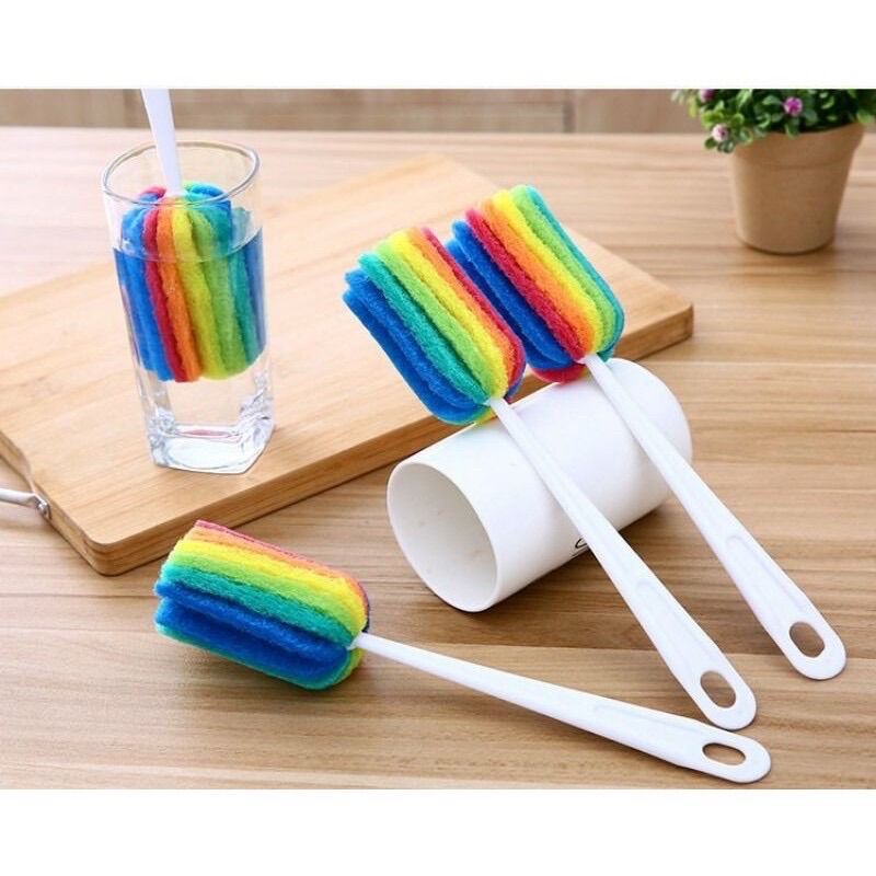 Cọ rửa bình sữa/ ly cốc nhiều màu
