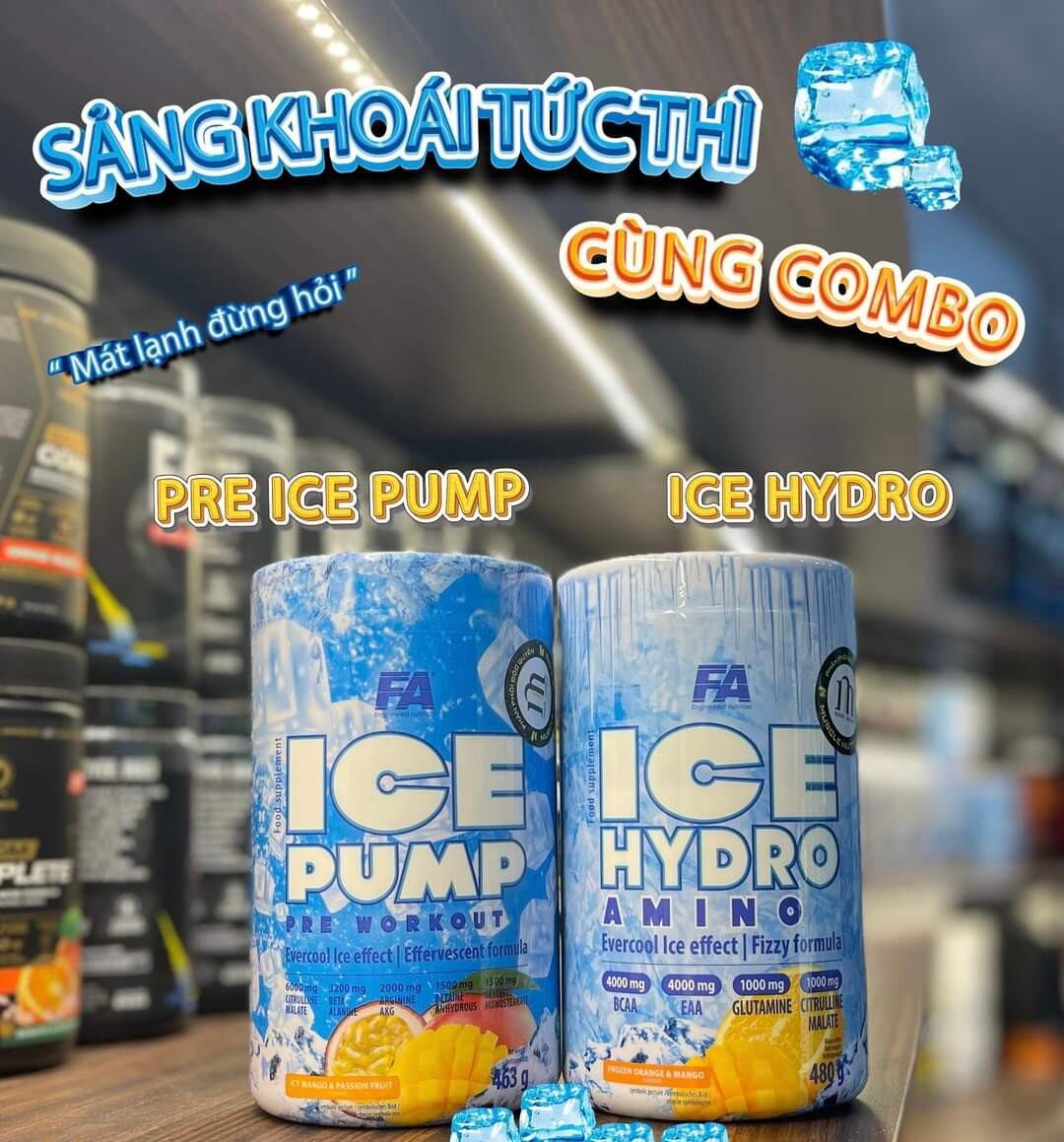 FA Ice Hydro Amino + EAA + BCAA Tăng Cơ Phục Hồi Cơ Bắp 30 Servings