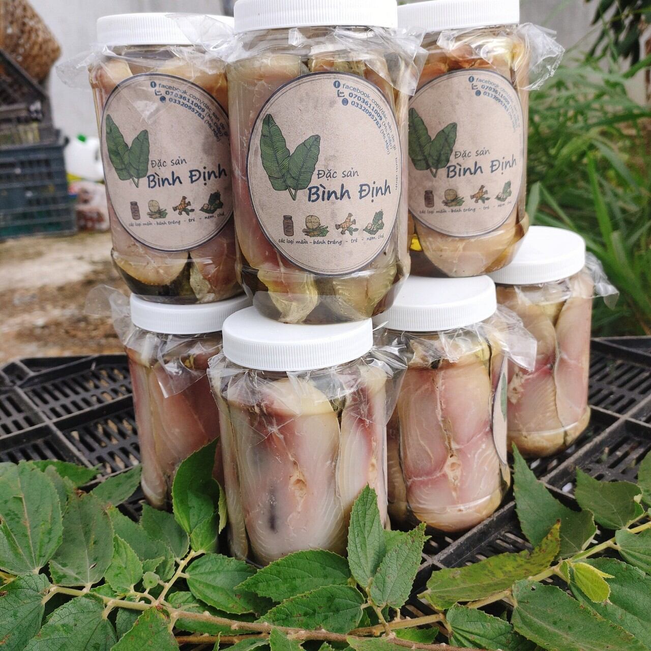 Mắm cá thu cắt khúc ngâm dầu -500gram-đặc sản đề ghi- bình định -nhóp nhép food