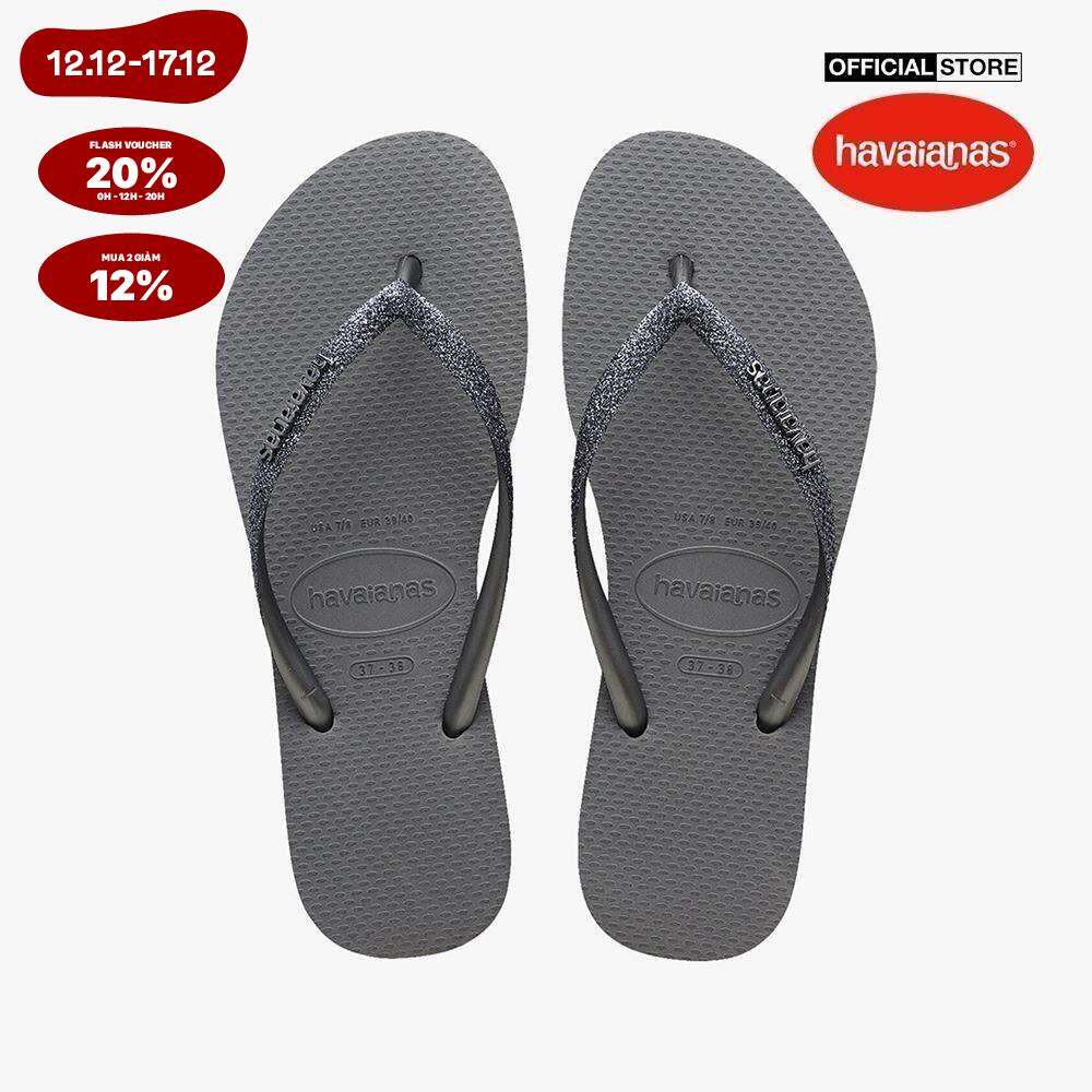 [FLASH VOUCHER 20% + MUA 2 GIẢM 12% + FREESHIP|CHỈ 20H 11/12 - 12/12] HAVAIANAS - Dép kẹp nữ Slim Glitter II 4146975-3508