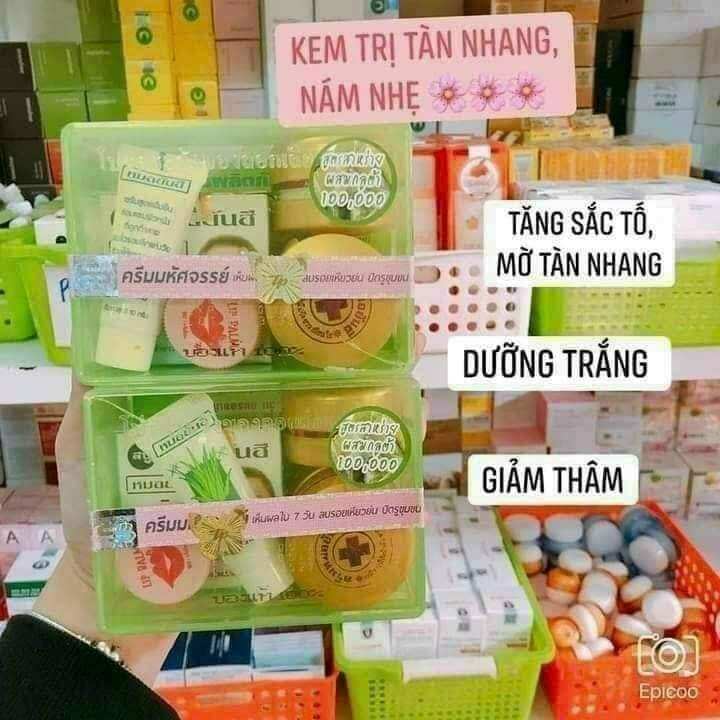 BỘ TRỊ TÀN NHANG NÁM NHẸ YAHEE THÁI LAN