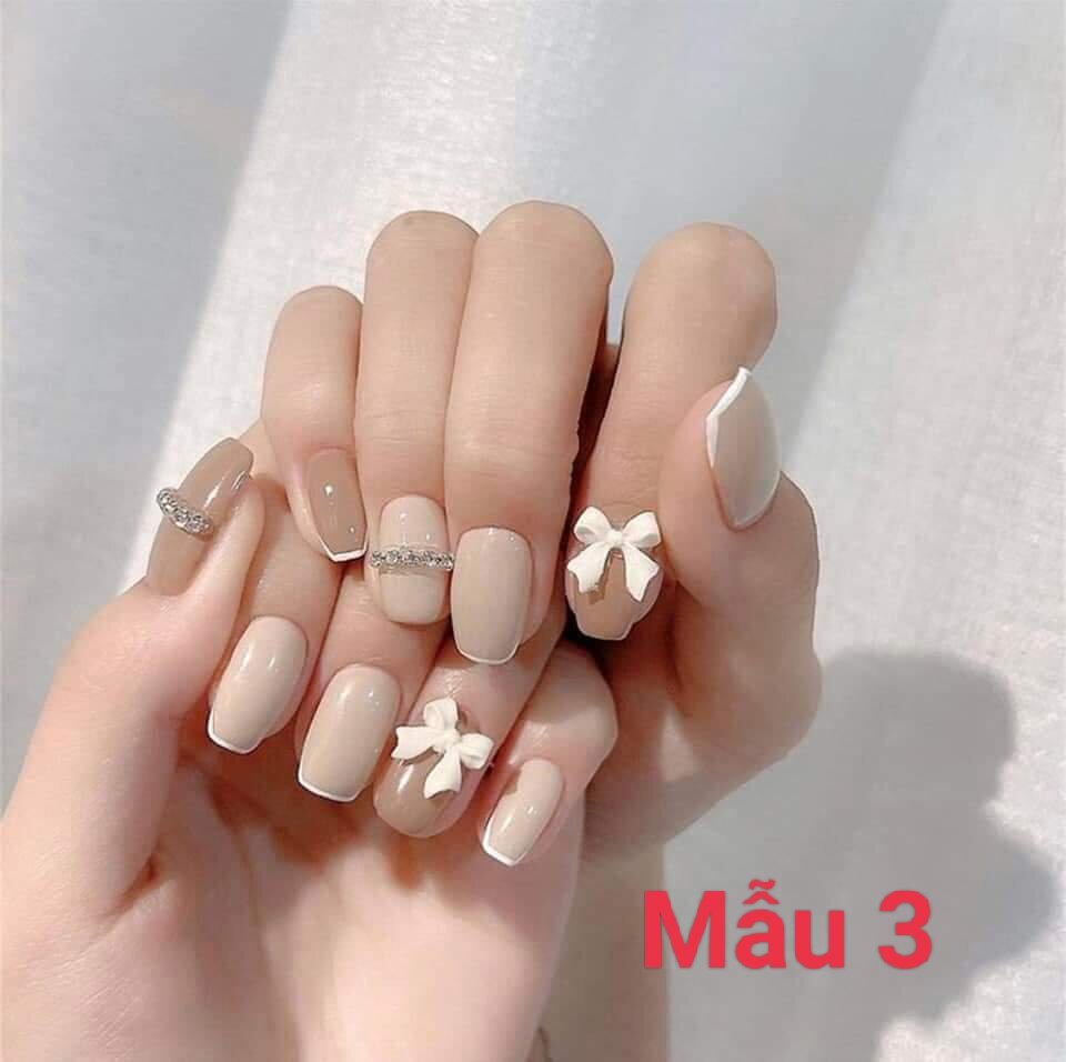 [ tặng kèm keo gắn móng và dũa ] NailBox móng up thiết kế