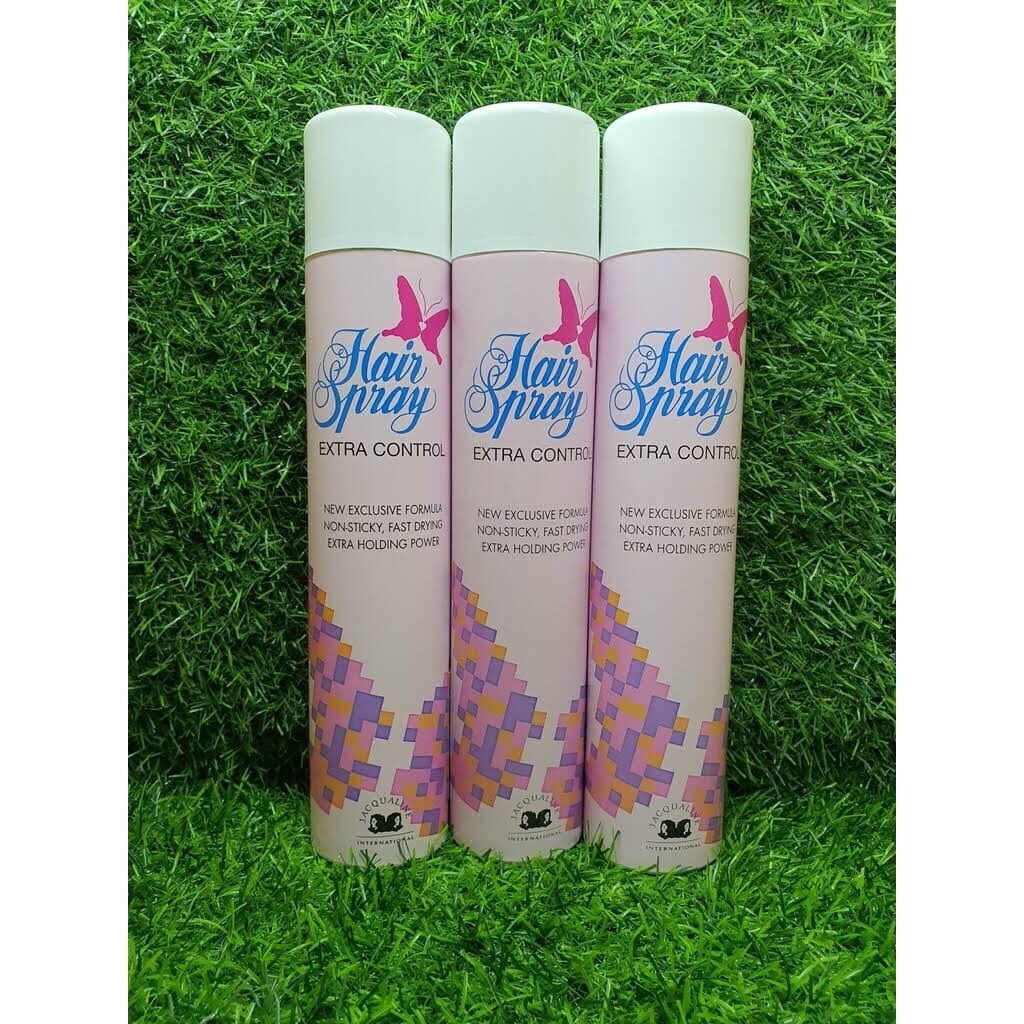 Keo xịt tóc con bướm Hair Spray  Extra Control Jacqualine