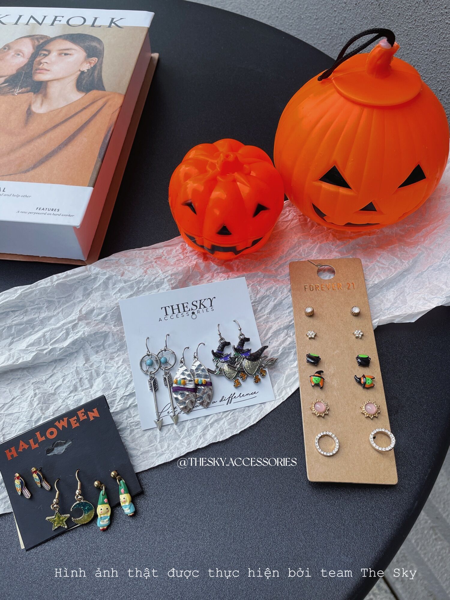 Set bông tai nhiều đôi Halloween rùng rợn 𝑻𝒉𝒆 𝑺𝒌𝒚 𝑨𝒄𝒄𝒆𝒔𝒔𝒐𝒓𝒊𝒆𝒔