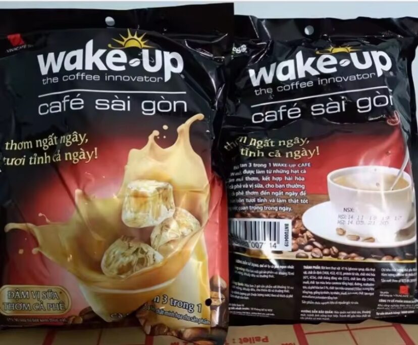 Cafe sữa wake -up, cafe sài gòn 24 gói