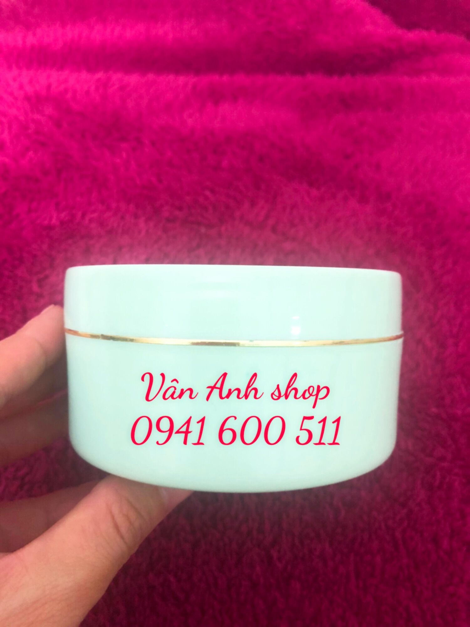 10 hủ đựng kem 200g màu xanh ngọc