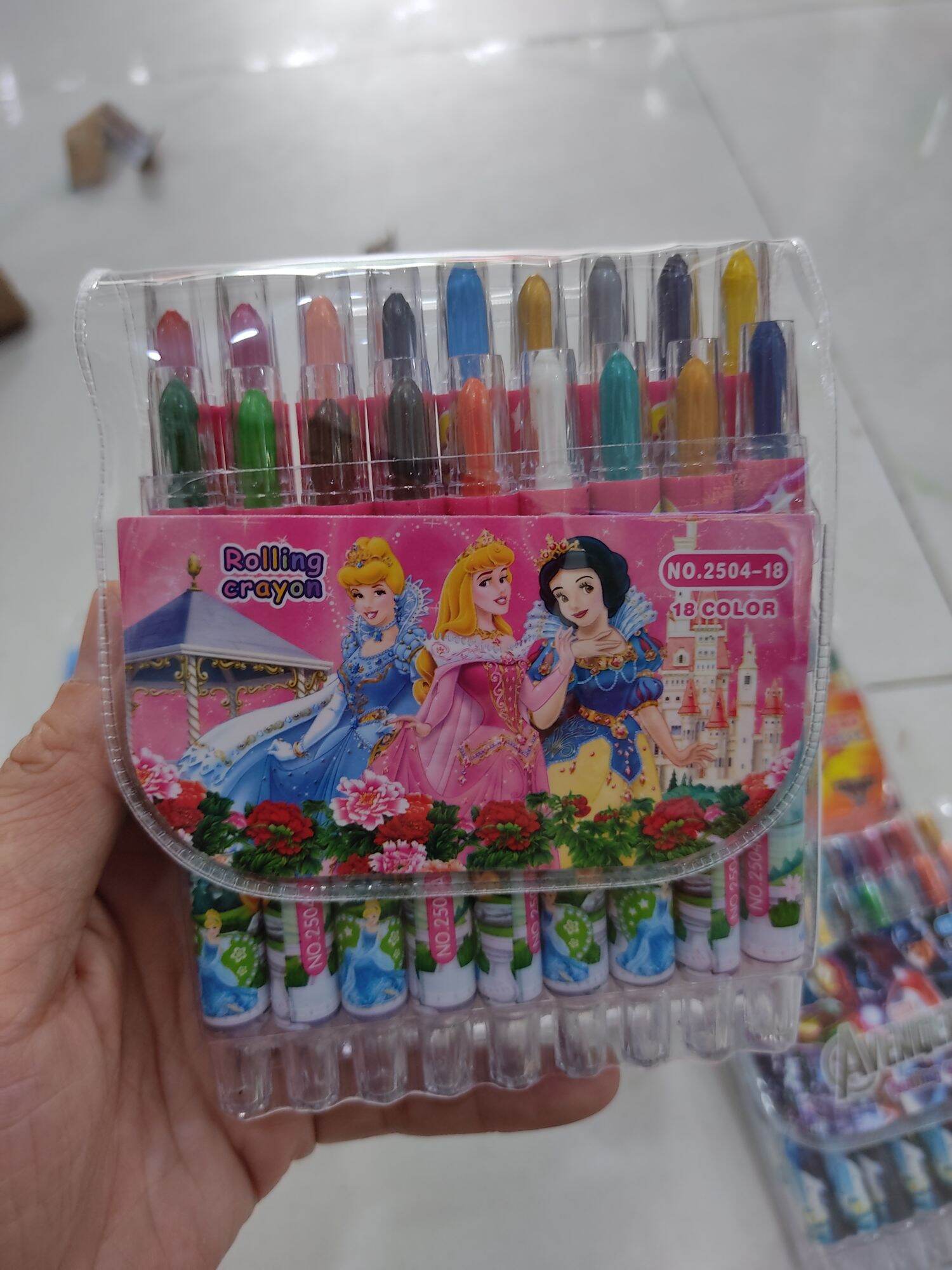 Sáp vặn 18 mầu cao cấp