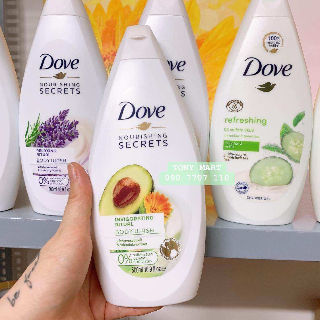 [HCM]SỮA TẮM DOVE 500ML