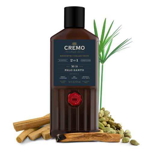 Cremo Reserve Collection Palo Santo 2 in 1 shampoo 473mL