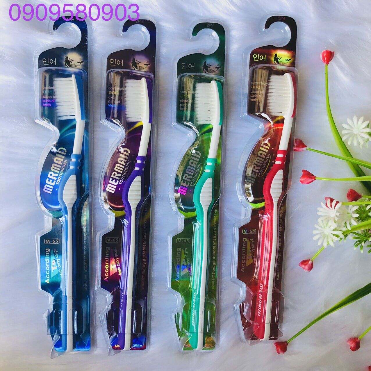 🌙bàn chải mermaid m65 – nano silver⭐️