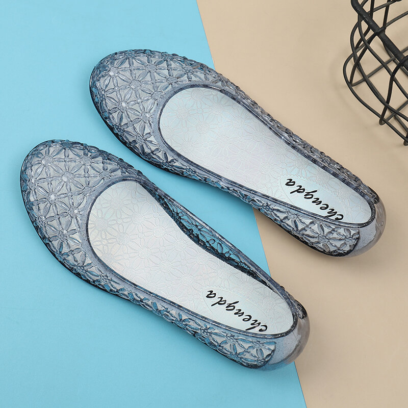 Giày Sandal Đế Thẳng Tự Nhiên Mát Xá Dây Đeo Cổ Tay Bóng Đá Trong Rộng Phong Cách Thường Ngày Giày Làm Việc Cho Nữ