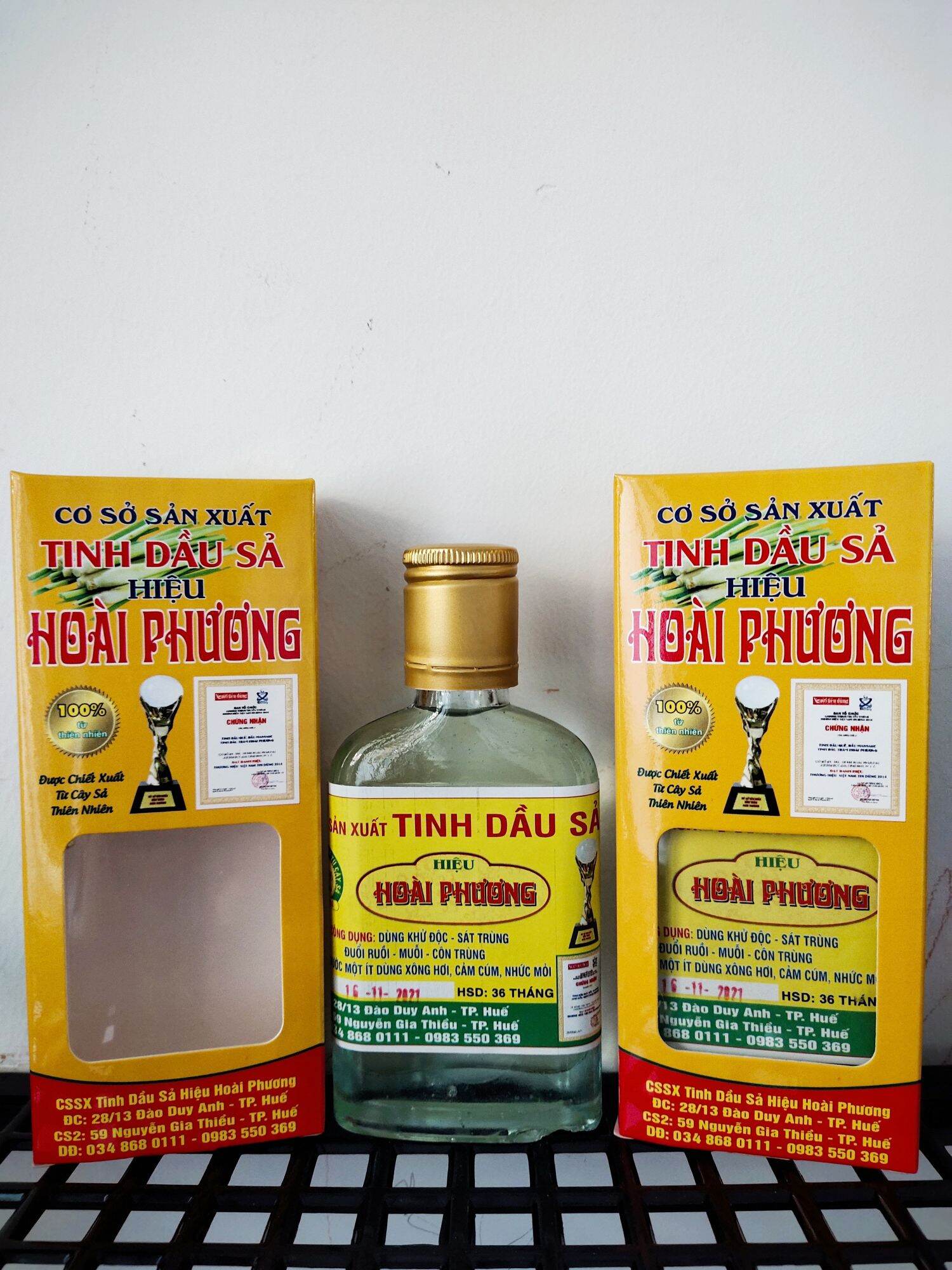 Tinh dầu SẢ Nguyên Chất Hoài Phương 100ml