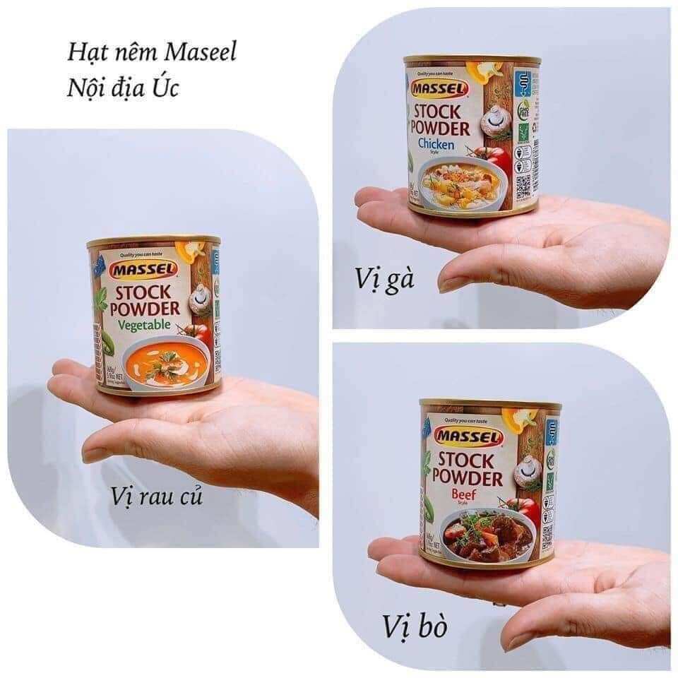 Hạt nêm Massel hữu cơ Úc 168gr