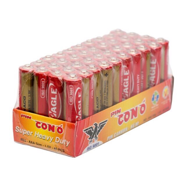 Pin con ó 3a pinaco 1 hộp 40 viên 1.5v