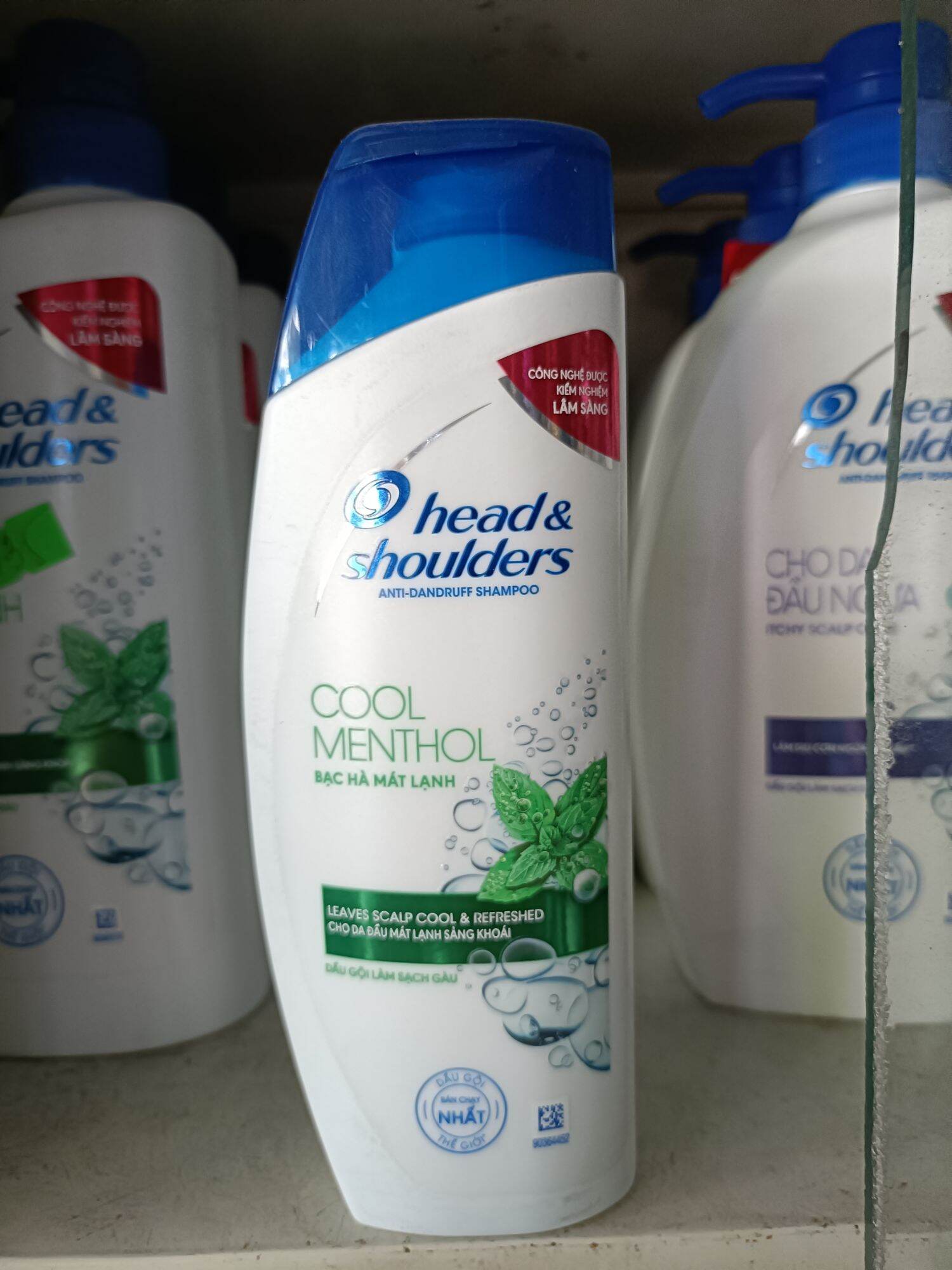 Dầu Gội Head & Shoulders Bạc Hà Mát Lạnh Cool Menthol 330ml