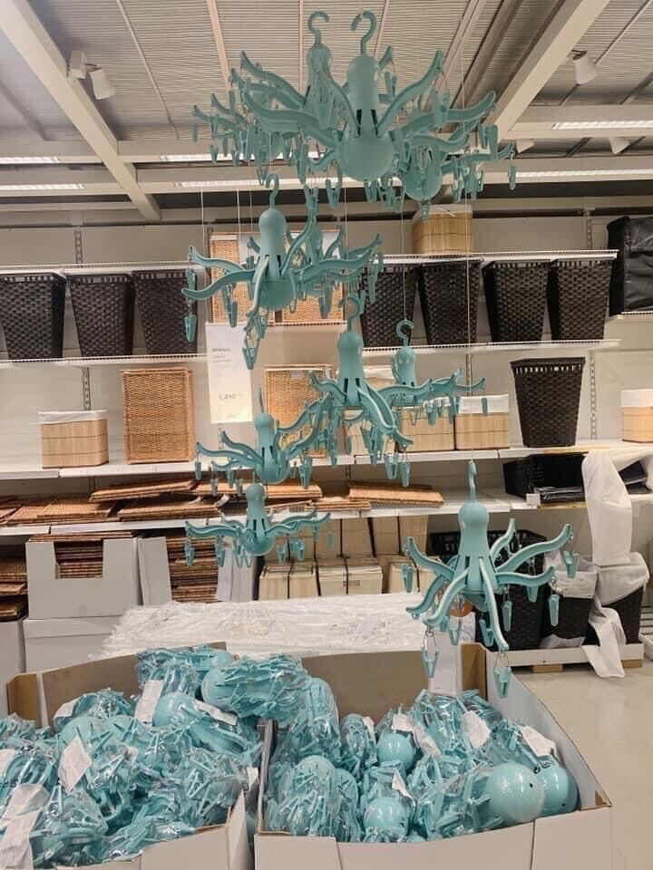🎄Móc treo bạch tuộc Ikea