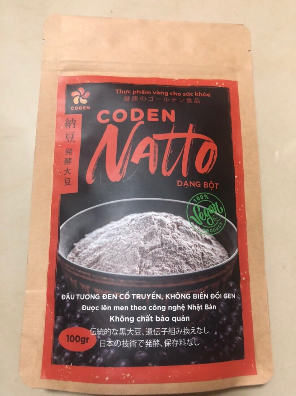 Natto bột đậu tương đen