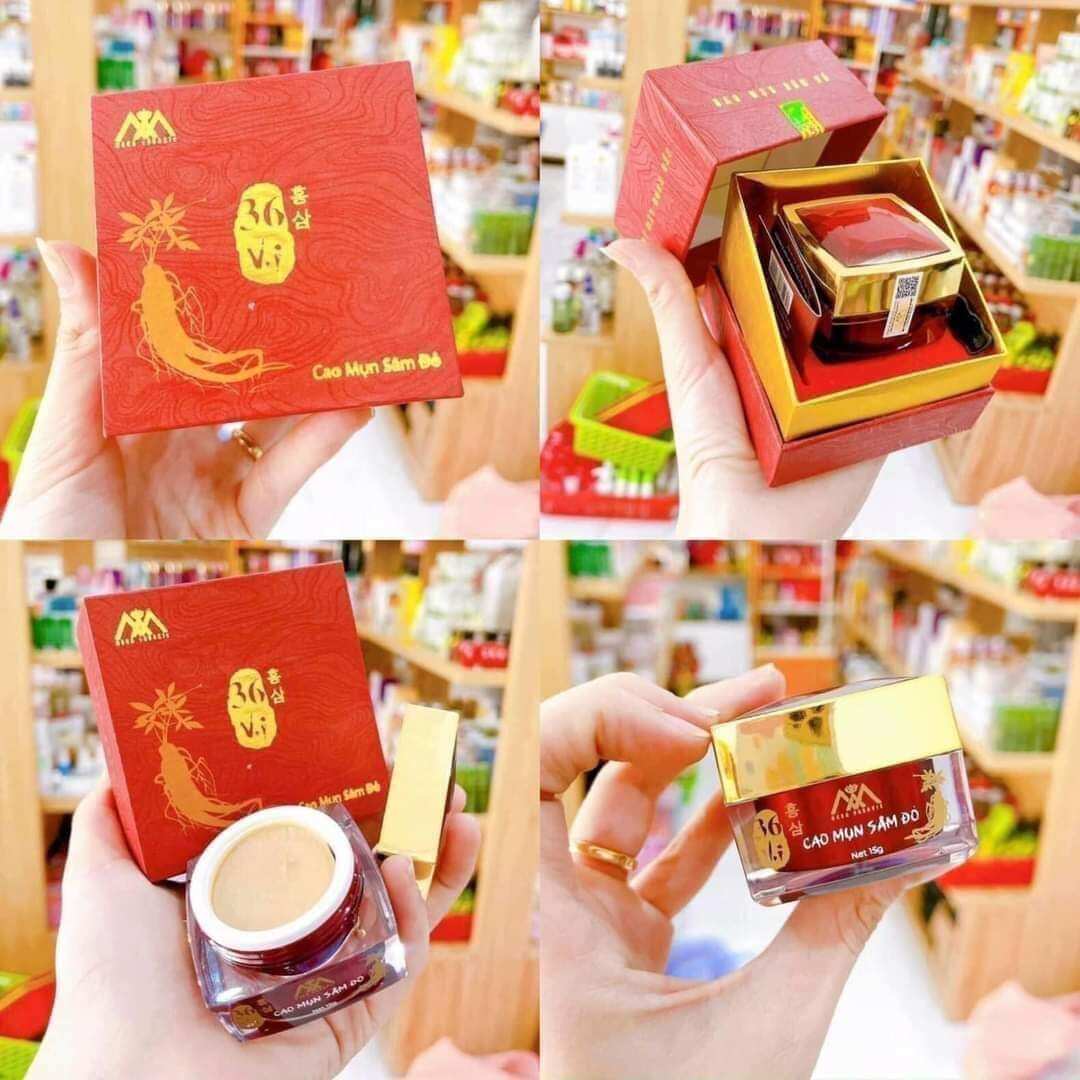 CAO MỤN SÂM ĐỎ 36 VỊ Chính hãng 100%