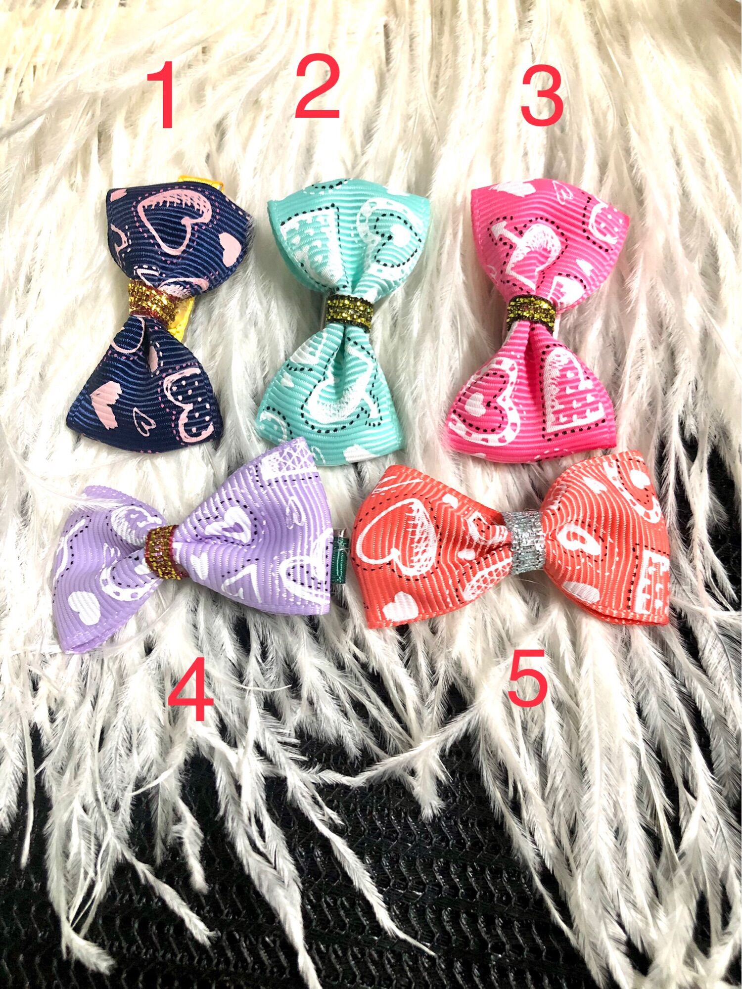 Set 5 kẹp tóc cho bé gái