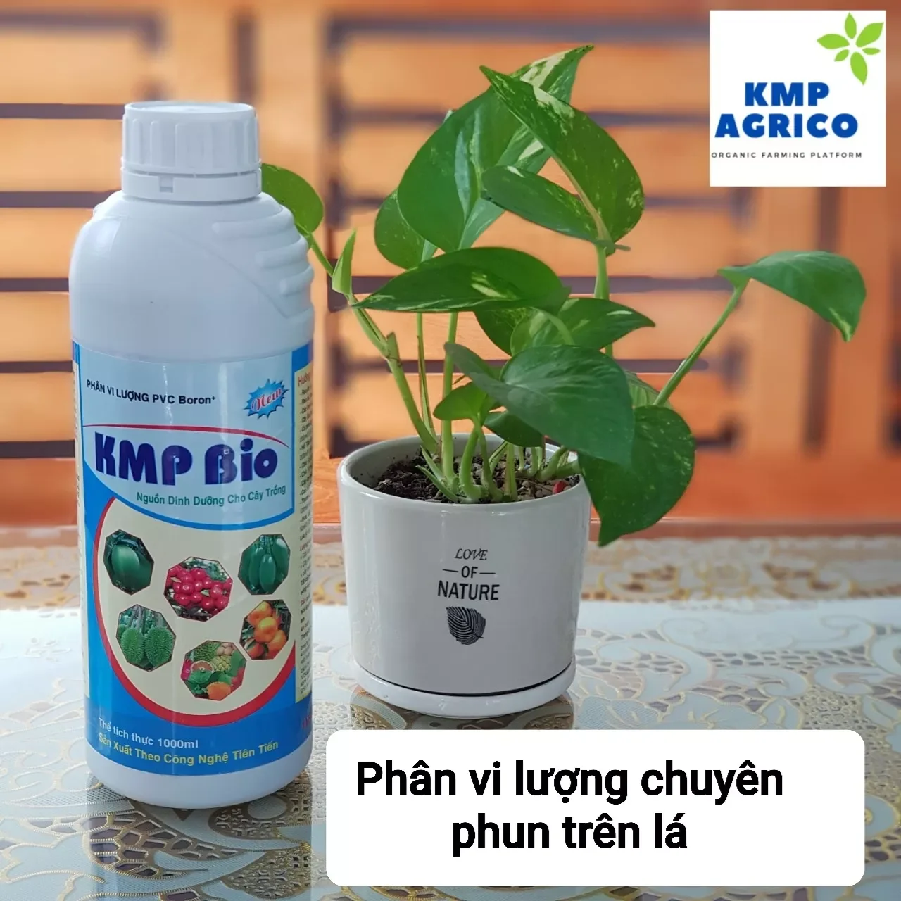 Phân vi lượng pvc boron+ kmp bio, bón lá, chai 1.000ml