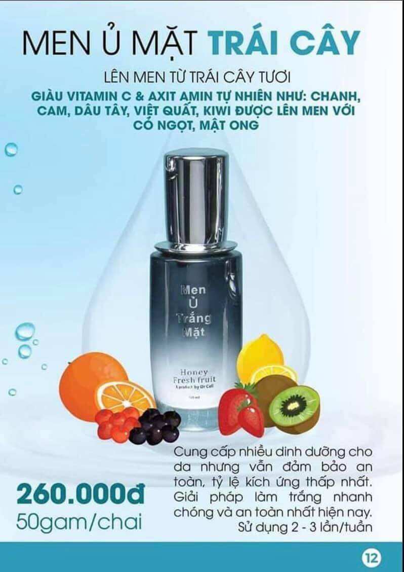 Men Ủ Trắng Mặt DR CELL 50gram