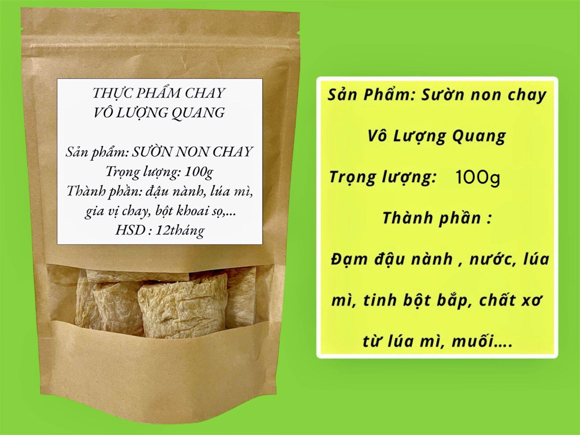 Sườn non chay tpc an tuệ 100g