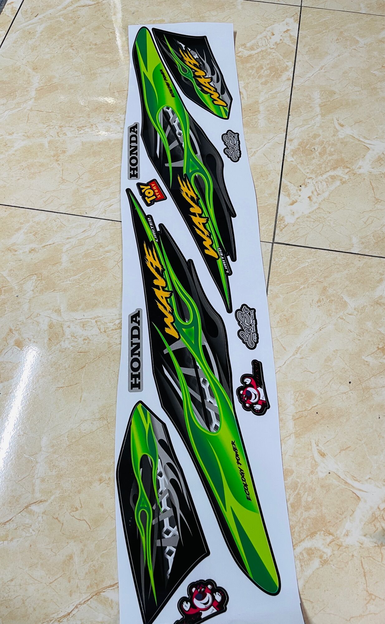 Tem Rời Wave 50-100 [ Mẫu Lửa ] Cực Cháy
