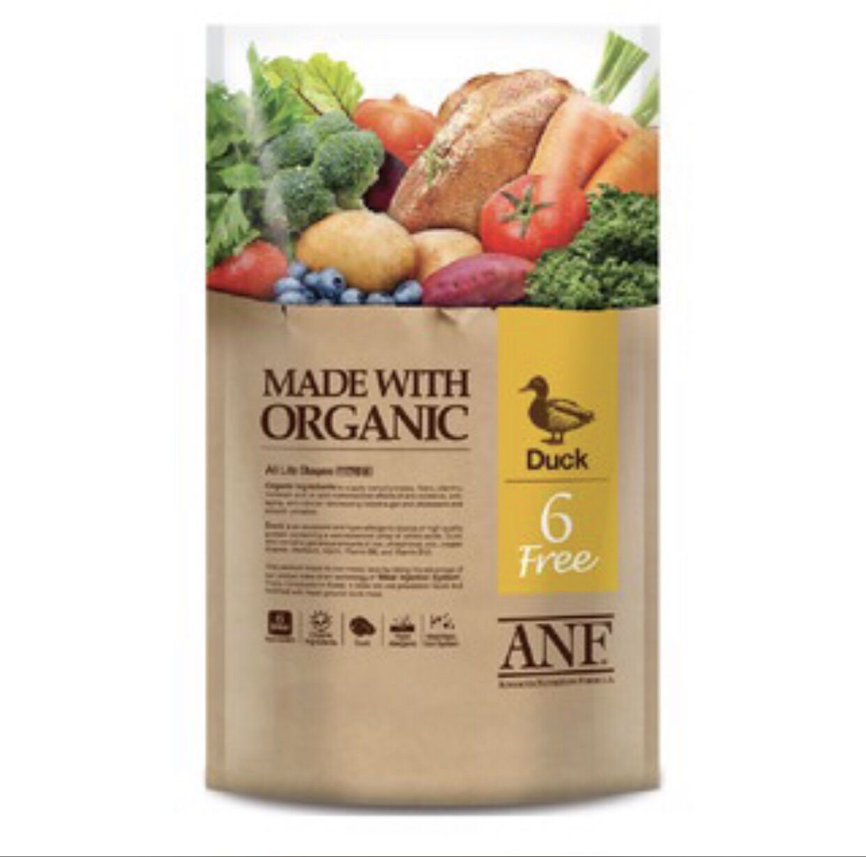 Hạt khô ANF VỊT cho chó 2KG