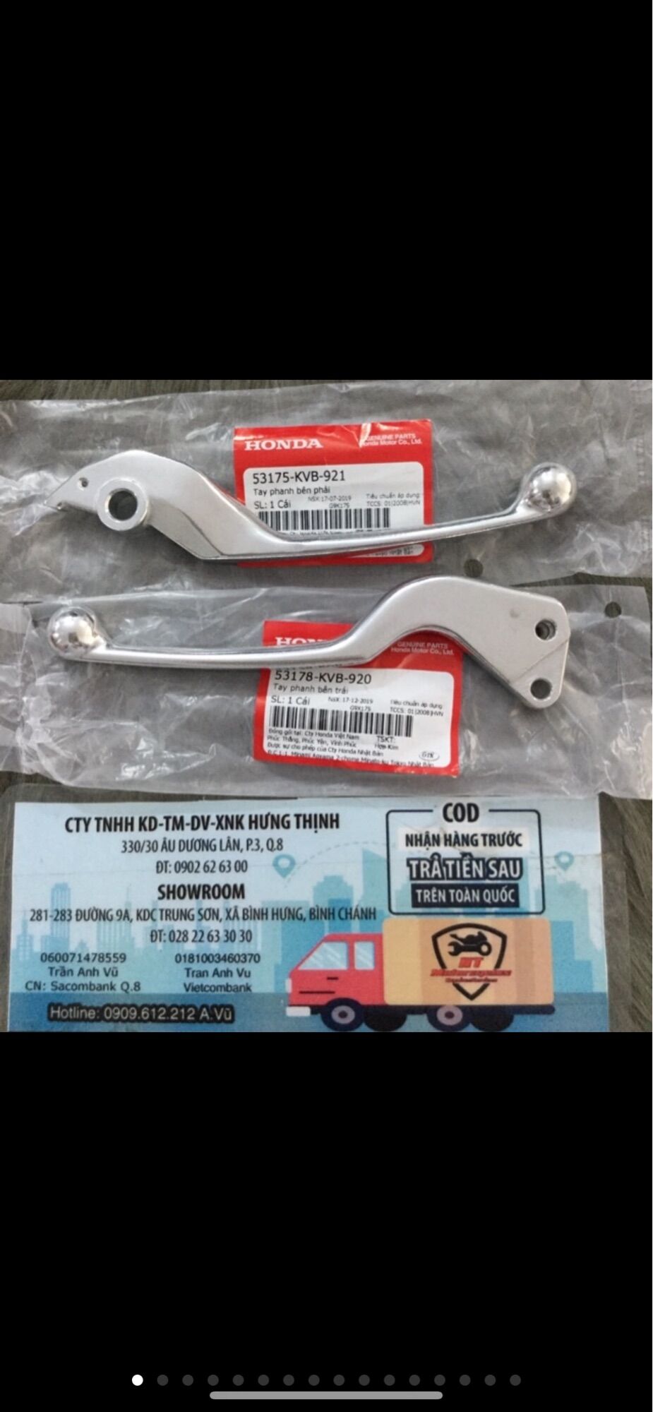 Cặp tay thắng : Ab 110 - 125 , Vison 2015 - 2020