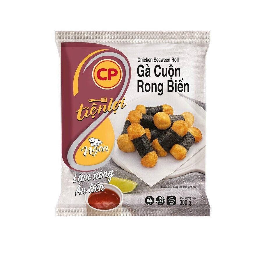Gà cuộn rong biển